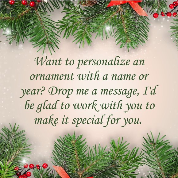 Black and White Santa Cow Christmas Ornament Double Sided - Picture 7 of 7